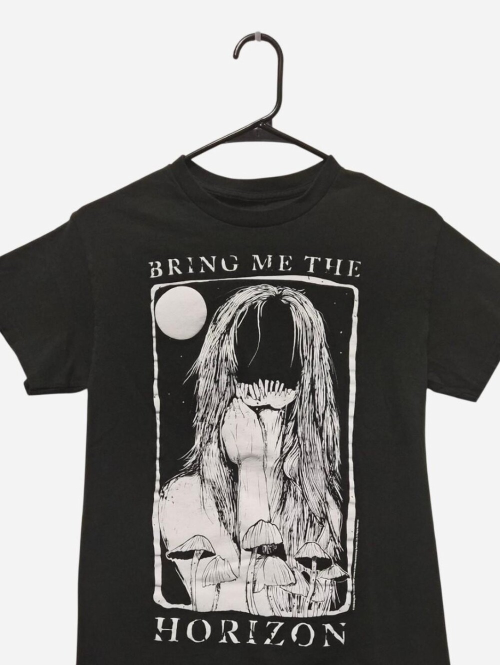 Bring Me The Horizon Dark Green Graphic Band Tee